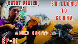 EP11  Shillong To Sohra Cherrapunji  Had a Fight in Restaurant  Dropped My bike in Mud  Crazy [upl. by Harland942]