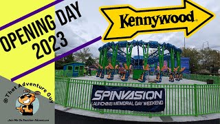 Kennywood opening day 2023 Adventure 001 The adventure begins [upl. by Nonnac592]