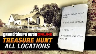 GTA Online Treasure Hunt  All 20 Locations DoubleAction Revolver [upl. by Ailiec]