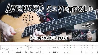 Avenged Sevenfold  Remenissions Guitar Cover  TABS [upl. by Yditsahc]