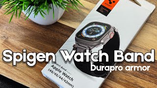 Распаковка ремешка Spigen Wathc Band Durapro armor [upl. by Bruce399]