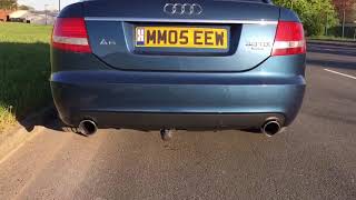 Audi A6 30tdi best exhaust sound [upl. by Aihsenod]