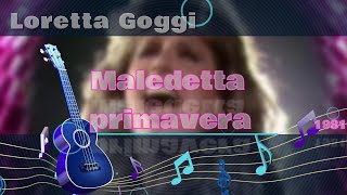 Loretta Goggi Maledetta primavera  karaoke [upl. by Berkshire]