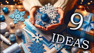 9 IDEAS🎄Affordable Christmas Decorations ideas🎄Tree Ornaments🎄DIY Christmas Ornaments craft idea [upl. by Dlaniger]