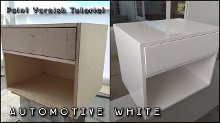 What Paint Finish Is Best For Plywood How to Paint a Side Table  Best Finish [upl. by Neila]