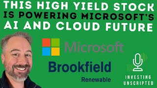 How to Invest in the High Yield Stock Powering Microsofts AI Future [upl. by Nailluj]