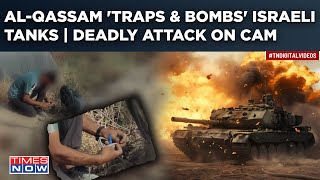 Al Qassam Booby Traps IDF  Bombs Israeli Tanks in Gazas Tal AlHawa  Watch Deadly Attack on Cam [upl. by Ahtiekahs]