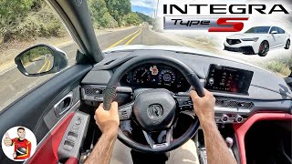 The Acura Integra Type S Injects Adrenaline into Compact Luxury POV Drive Review [upl. by Kcirej]