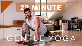 22 Minute Full Body Gentle Yoga Practice for Beginners and Athletes [upl. by Angell414]