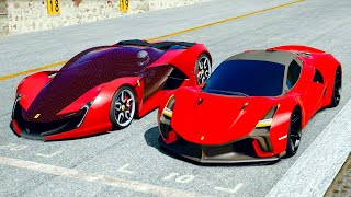 Ferrari Stallone 2022 vs Ferrari Impronta at Top Gear Track [upl. by Arie683]