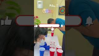 Blow the Balloon Collect the GlassFun Game for Kids and FamilyBalloon Game for Kids and Families [upl. by Asiuol]