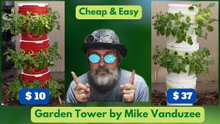 How To Build A Hydroponic Garden Tower Cheap and Easy  How To Build Vertical Garden Tower [upl. by Enrichetta253]