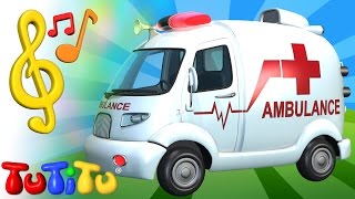 Canciones para niños en Ingles con TuTiTu  ambulancia  Aprender inglés para niños y bebés [upl. by Ollecram]