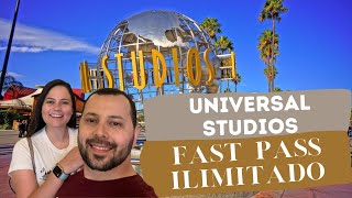 UNIVERSAL STUDIOS HOLLYWOOD COM FAST PASS ILIMITADO [upl. by Suolekcin843]