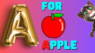 ABC Alphabet Song  A for apple Phonics Song  ABCD Alphabet Rhymes for Nursery Kids  KK Education [upl. by Ruella]