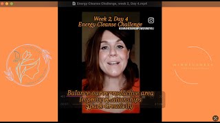 Energy Cleanse Challenge Week 2 Day 4 [upl. by Ebony]