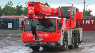 Interschutz 2010 Vorstellung Rüstzug Berufsfeuerwehr Leipzig [upl. by Ellak]