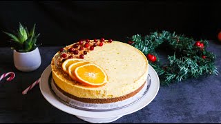 Christmas cheesecake  gingerbread cheesecake  nobake no eggs [upl. by Giles]