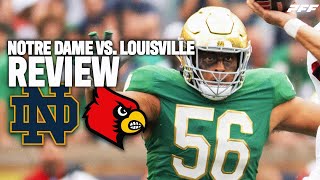 Louisville vs Notre Dame Review  PFF Grade Release Show [upl. by Nivled294]