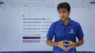 Ms Word  Formatting Text [upl. by Myer523]