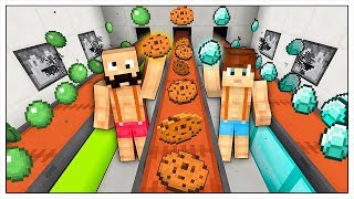 FABBRICA DI DIAMANTI CONTRO FABBRICA DI BISCOTTI CONTRO SLIME  Minecraft ITA [upl. by Selym]