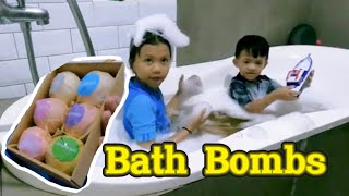 Mandi Pakai Bath Bombs [upl. by Nalepka]