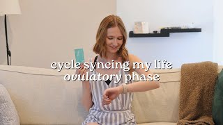 cycle syncing in my ovulatory phase  fertility awareness method when are we having kids [upl. by Aneladdam]