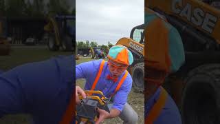 How Many TOY Diggers Does BLIPPI Have  shorts toyplay diggers toys blippi counting kids [upl. by Assital464]