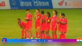 nepal vs india football penalty II PENALTY SHOOTOUT II SAFF WOMENS CHAMPIONSHIP SEMIFINAL [upl. by Alaster]