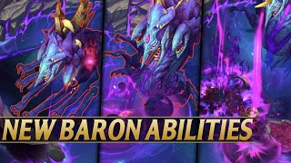 NEW BARON NASHOR ABILITIES  ALL 3 BARON TYPES  League of Legends [upl. by Amerd]