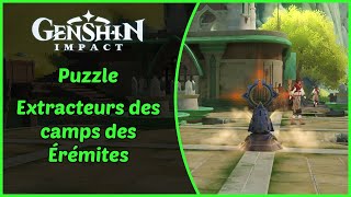 Genshin Impact  Extracteurs des camps des Érémites  Puzzle [upl. by Newo]