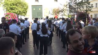 Procesión de la Divina Pastora  Pasacalles de la BM Enrique Montero  San Fernando  4K  2024 [upl. by Hillell]