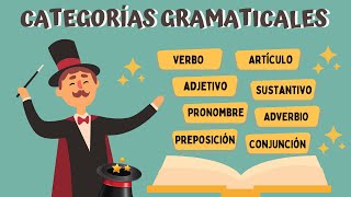 Categorías gramaticales con ejemplos ✍🏻 [upl. by Jarus777]