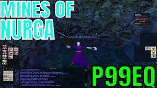 Dungeon crawling the MINES OF NURGA  EVERQUEST P99 Project 1999 green  Exploring Kunark Part 11 [upl. by Onez]