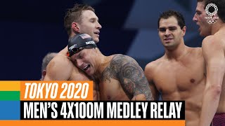 Swimming Mens 4x100m Medley Relay Final  Tokyo 2020 Replays [upl. by Sapphera]