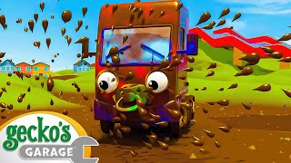 10 Muddy Trucks  Baby Truck  Geckos Garage  Kids Songs [upl. by Lauralee]