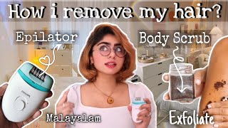 How to use Epilator in malayalamEpilator Hair removal Hacks Philips Satinelle EpilatorZeba Salim [upl. by Mazurek]