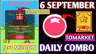 🍅Tomarket Airdrop Combo 6 September 2024  Tomarket Daily Combo TodayTomarket SpanShot 6 September [upl. by Eppesiug]