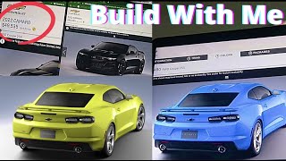 Build Your 2022 2SS Camaro with Me 😍 Customizing Exterior Interior amp Accessories  BuildWithMe [upl. by Hsiekal]