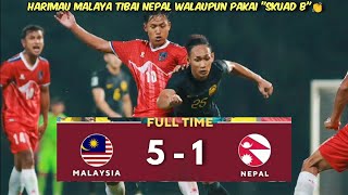 Harimau Malaya BELASAH NEPAL🔥 Highlights Malaysia vs Nepal 51  Friendly Match Tertutup 2024 [upl. by Atisor]