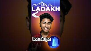 Breaking News Ladakhs Ice Stupa  How Its Changing😱 Summers ladakh ice watercrisis invention [upl. by Eenahpets]