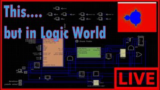 Building a Mandelbrot Renderer in Logic World [upl. by Aneehsak]