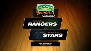 WNBL 20152016 Round 2  Dandenong Rangers Vs South East Queensland Stars [upl. by Aryc]