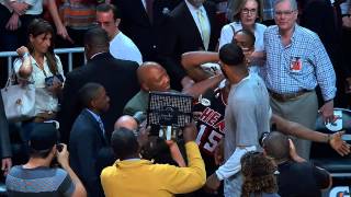 LeBron James Gets Videobombed by Chris Bosh and Mario Chalmers [upl. by Iram]