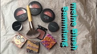 meine Blush Sammlung  Benefit Laura Geller NYX Bare Minerals [upl. by Naquin]