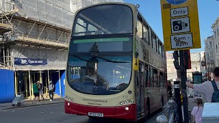 Brighton amp Hove buses at Brighton Town Centre 110824 [upl. by Malamud]