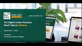 Webinar ICC Digital Codes Premium Revit® AddIn Updates [upl. by Ladd936]