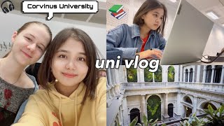 UNIVERSITY VLOG 🎧 Productive days on campus Uni Student Life busy days  Corvinus University [upl. by Aillicsirp222]