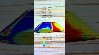 Computer simulation of airflow over aircraft wing section [upl. by Marquita]