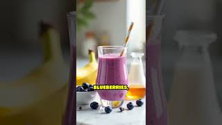 Blueberry Antioxidant Smoothie for Energy amp Glow 🌟🫐 blueberry smoothies healthybreakfast [upl. by Nylhtak623]